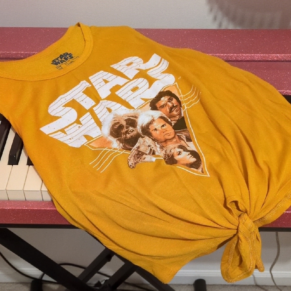 Star Wars Women Yellow Shirt